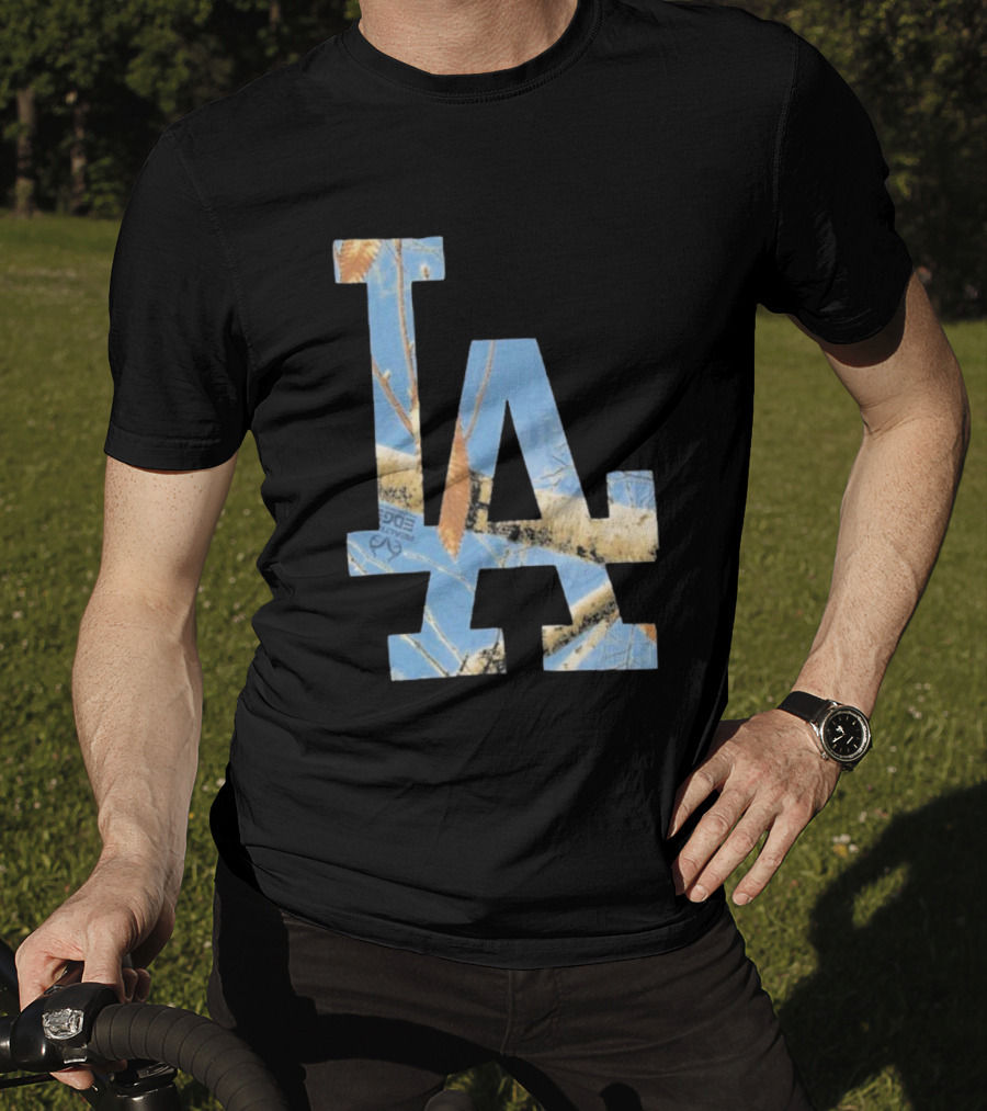 Los Angeles Dodgers LA Realtree Edge Camouflage T-Shirt