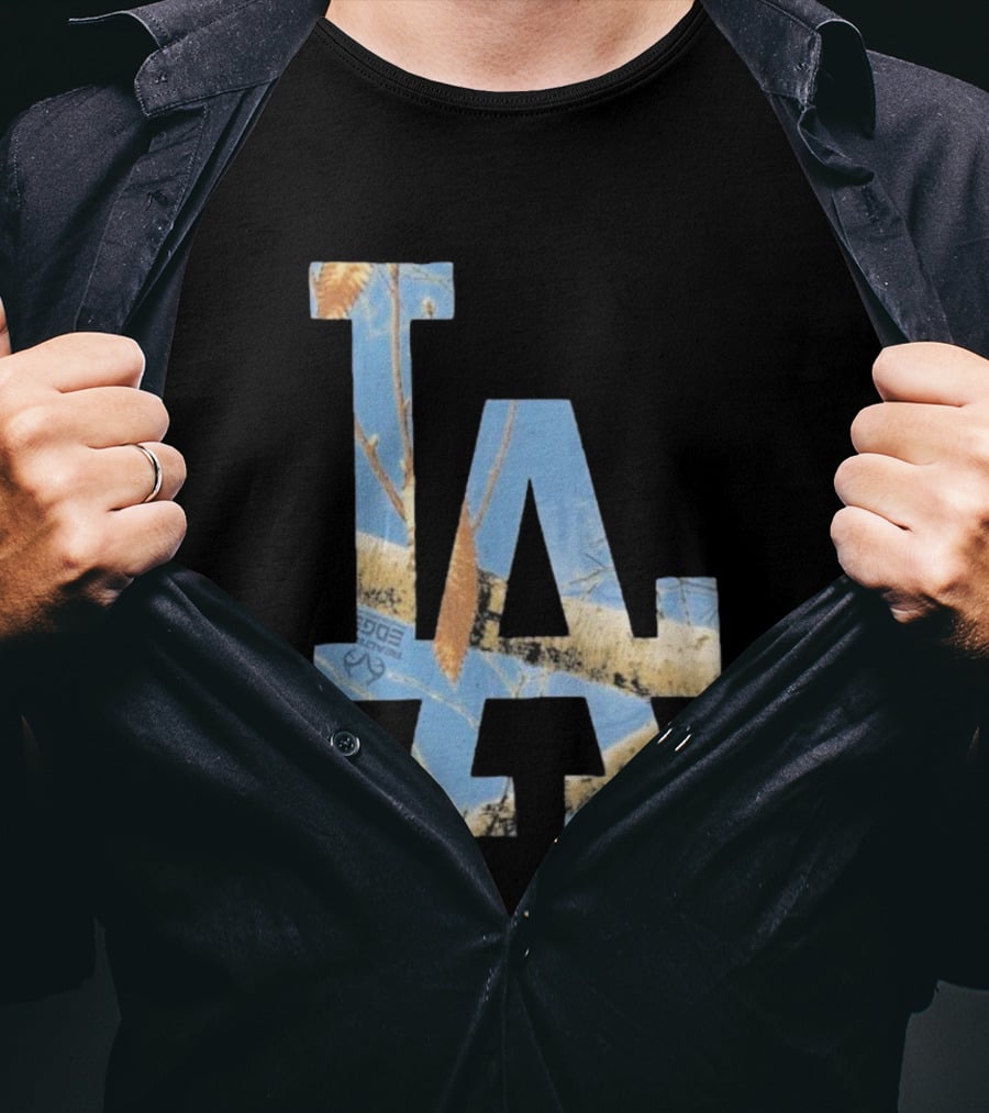 Los Angeles Dodgers LA Realtree Edge Camouflage T-Shirt