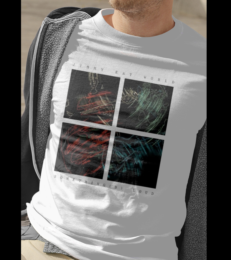 Jimmy Eat World Somethings Loud Quad Abstract Art T-Shirt