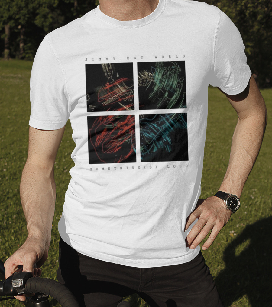 Jimmy Eat World Somethings Loud Quad Abstract Art T-Shirt