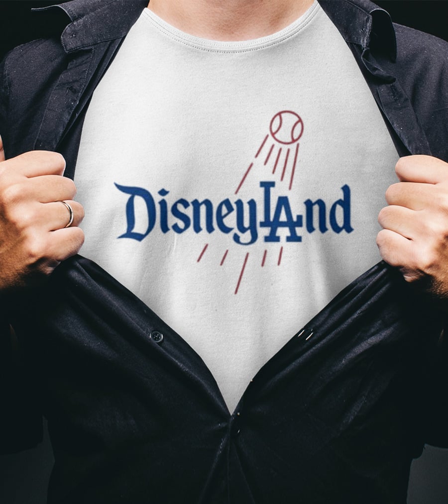 Disneyland LA Baseball Dodgers T-Shirt