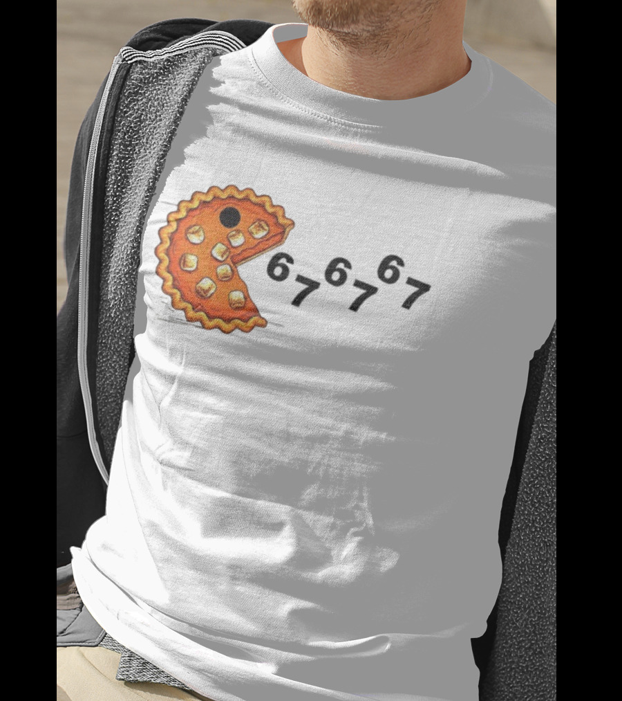 Pacman Pumpkin Pie Eating Ghosts Happy Fall Meme 67 T-Shirt