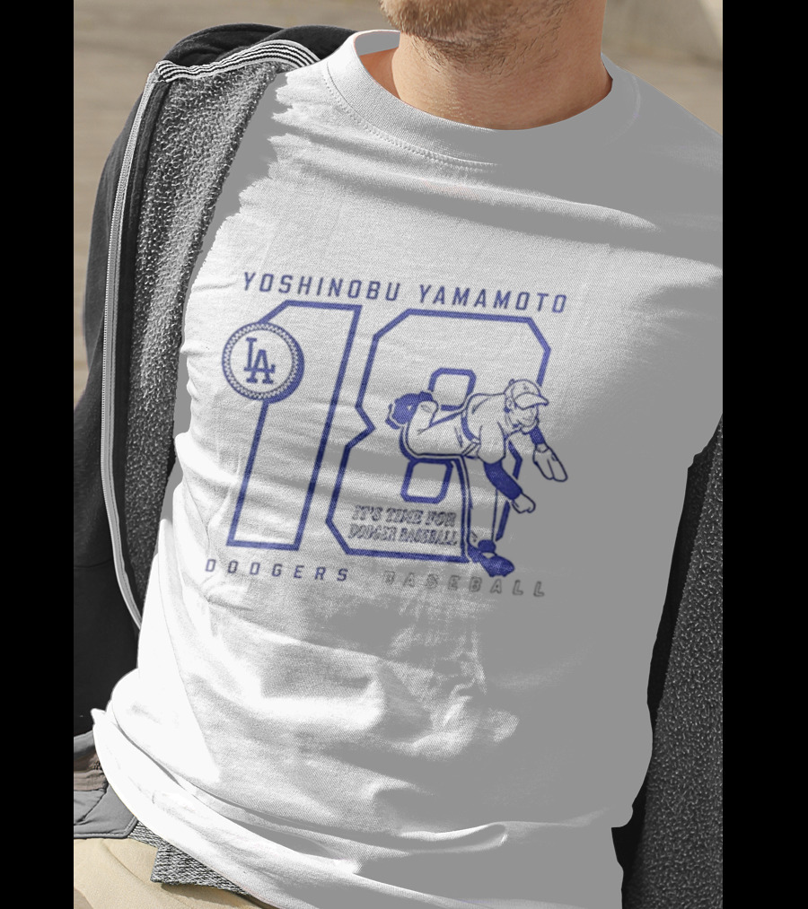 Yoshinobu Yamamoto 18 Los Angeles Dodgers Baseball MLB 2025 T-Shirt