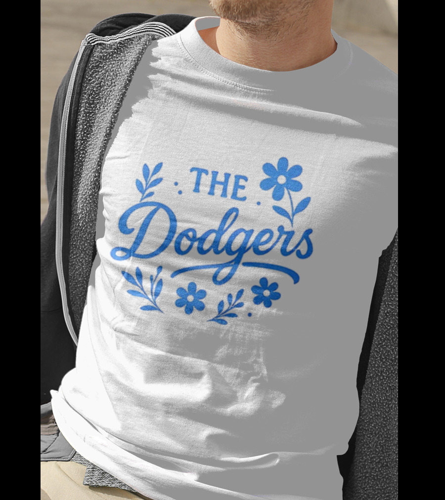 Floral Dodgers World Series 2025 Los Angeles Dodgers Flowers T-Shirt