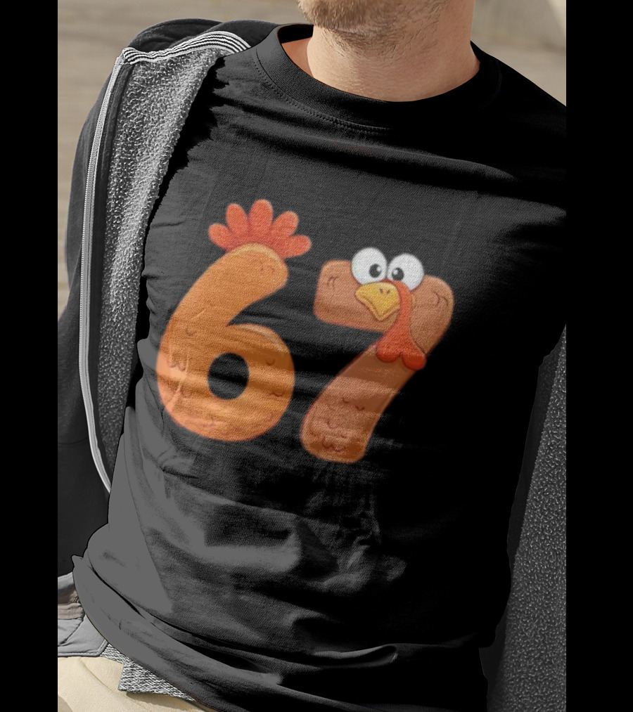 67 Thanksgiving Turkey Cool Fall Farm Fun T-Shirt