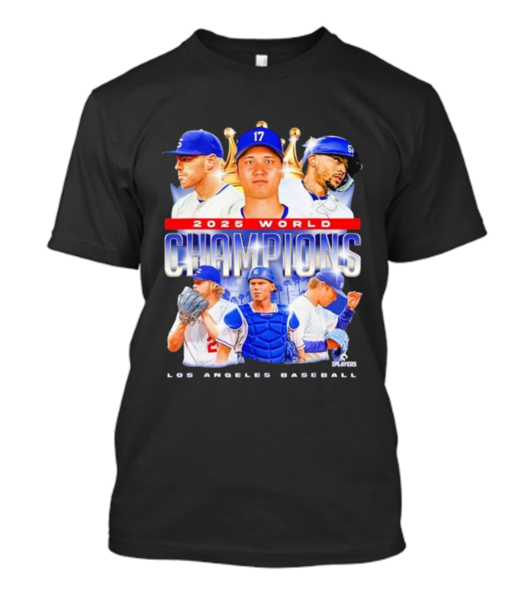 2025 World Champions Los Angeles Baseball Series T-Shirt