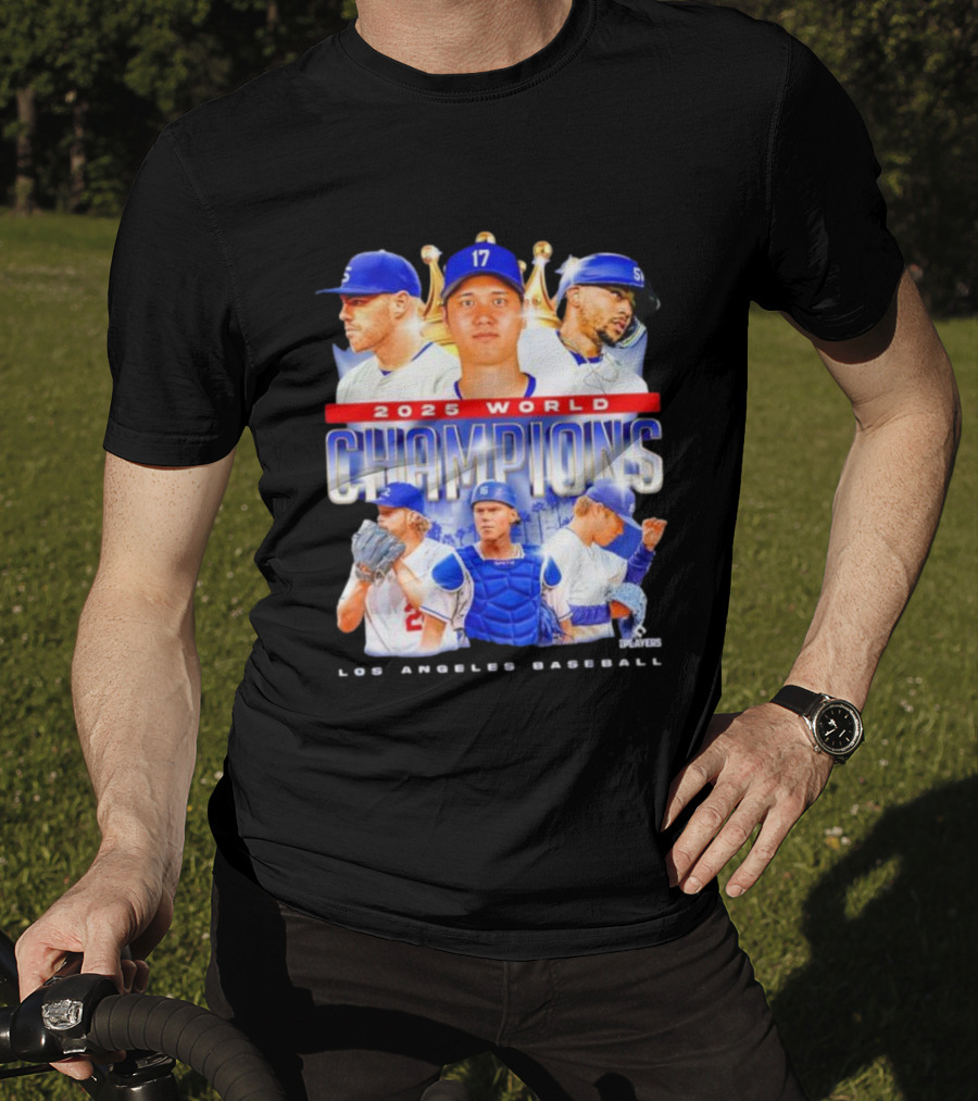 2025 World Champions Los Angeles Baseball Series T-Shirt