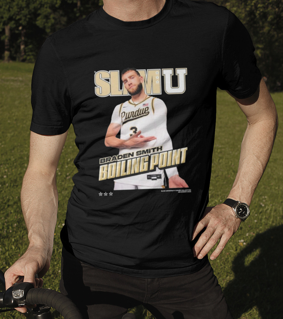SlamU Braden Smith Boiling Point Purdue Boilermakers T-Shirt