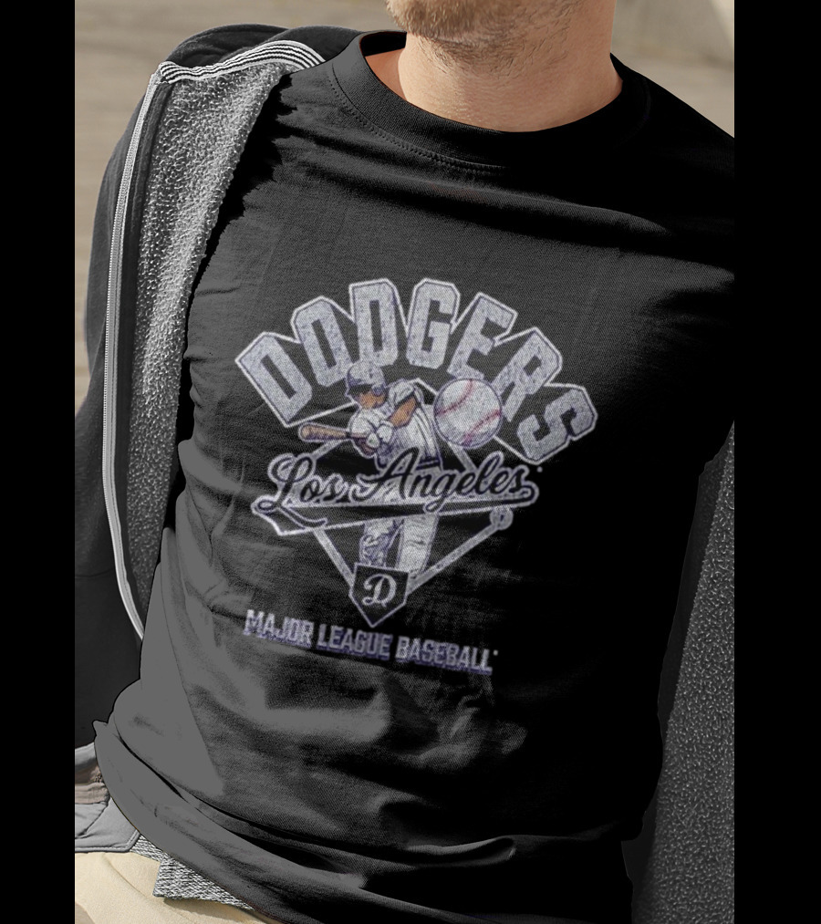Los Angeles Dodgers Major League Baseball Batting Practice 2025 T-Shirt