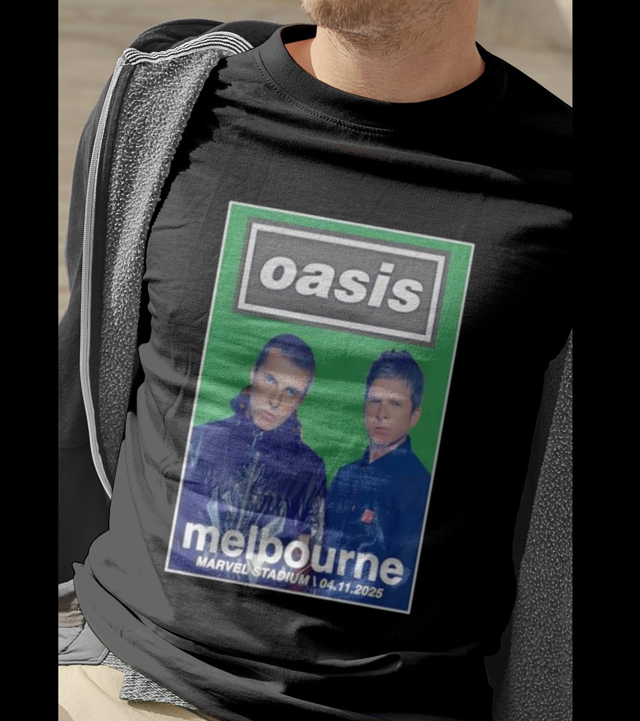 Oasis Melbourne November 4 2025 Marvel Stadium T-Shirt
