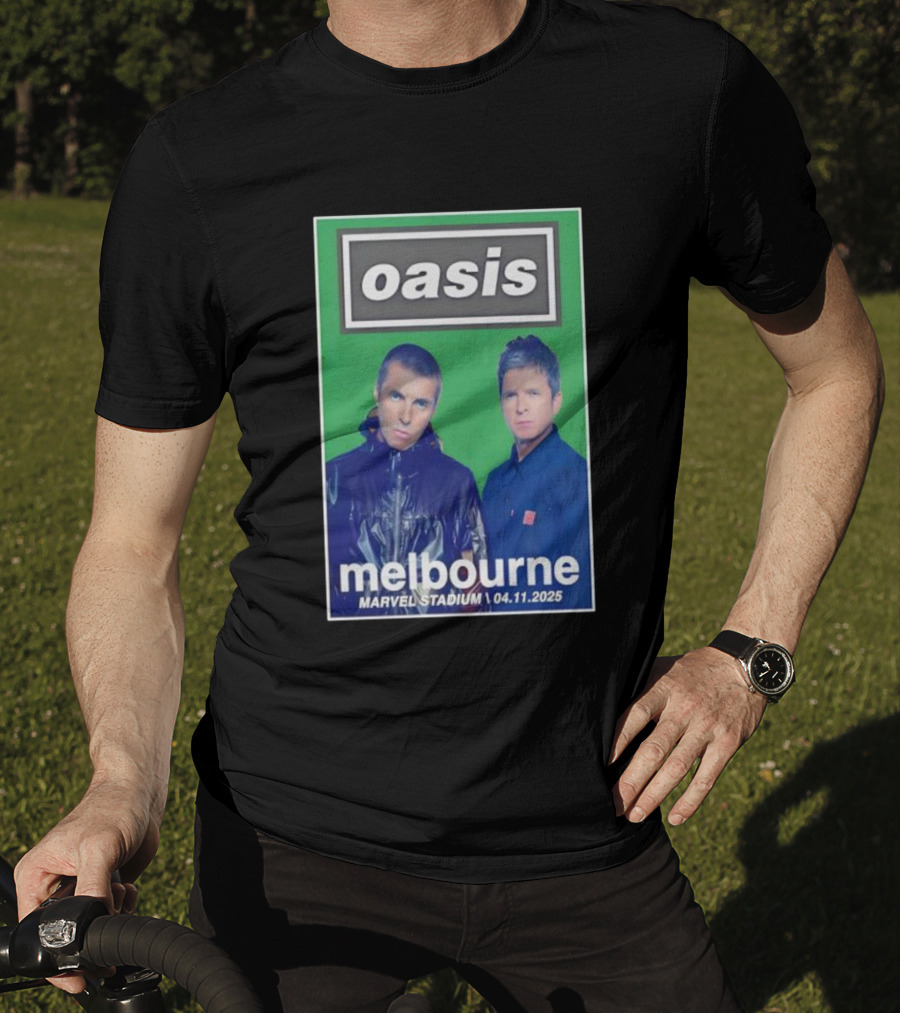 Oasis Melbourne November 4 2025 Marvel Stadium T-Shirt