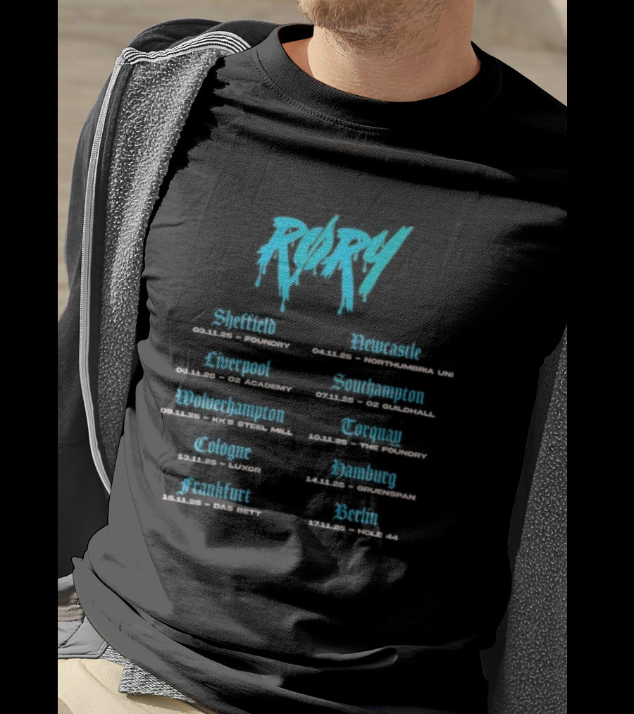 Rory Blossom Tour 2025 San Francisco Portland Phoenix Denver Chicago New York T-Shirt