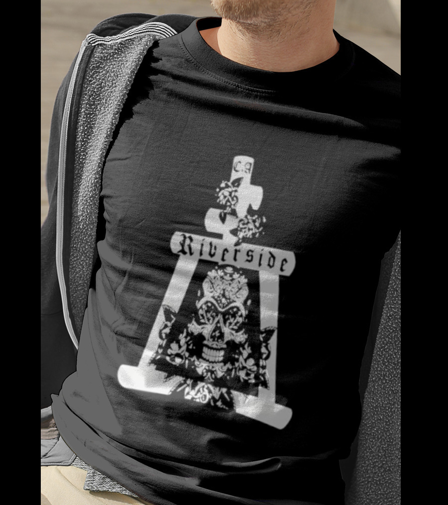 Riverside California Mission Inn Bell Skull Design T-Shirt