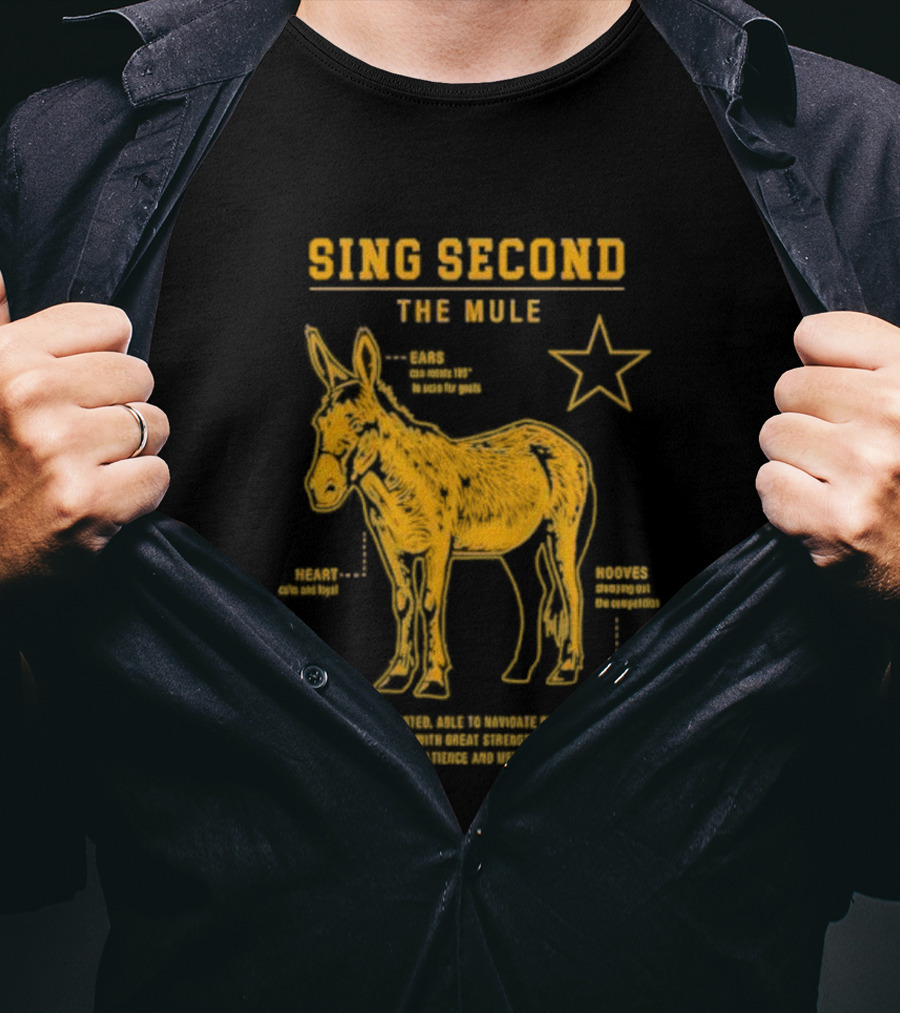 Sing Second The Mule 1890 Star Chart T-Shirt