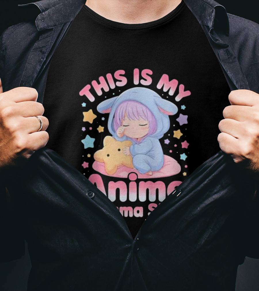 This Is My Anime Pajama Cute Sleeping Girl Kawaii T-Shirt