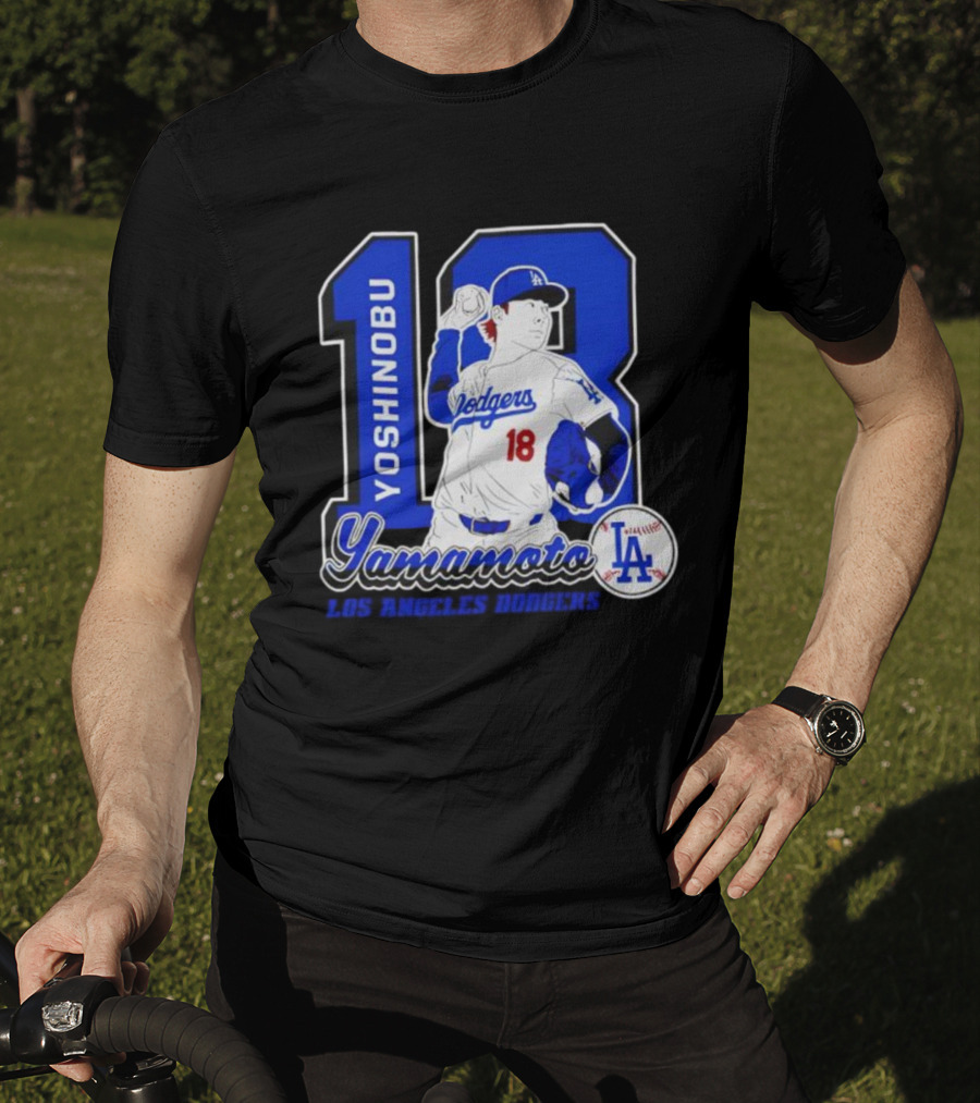 Yoshinobu Yamamoto Dodgers 18 LA Baseball 2025 T-Shirt
