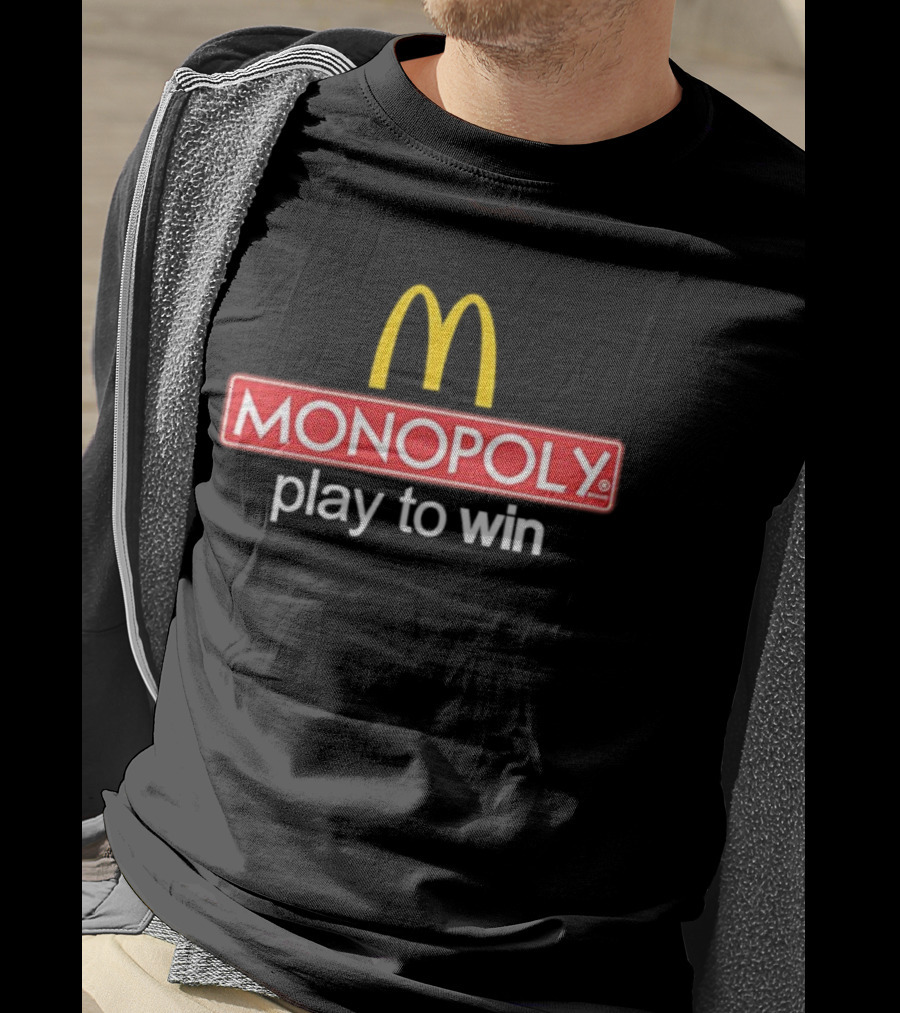 Monopoly Play To Win McDonald's Iconic Game Collaboration T-Shirt