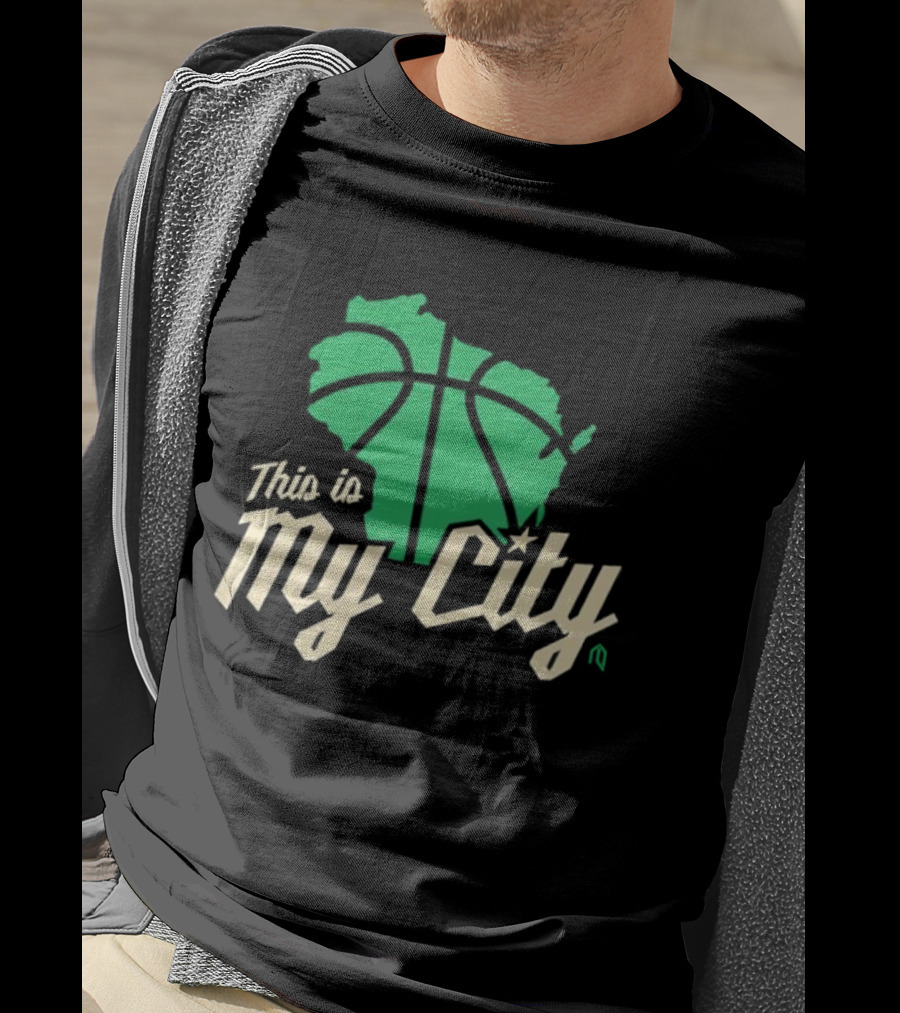 This Is My City Wisconsin Basketball Milwaukee Bucks T-Shirt