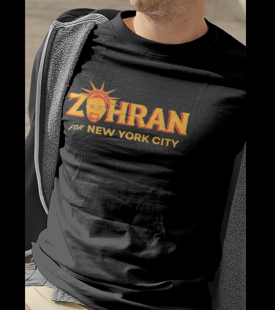 Zohran For New York City Sunburst Design T-Shirt