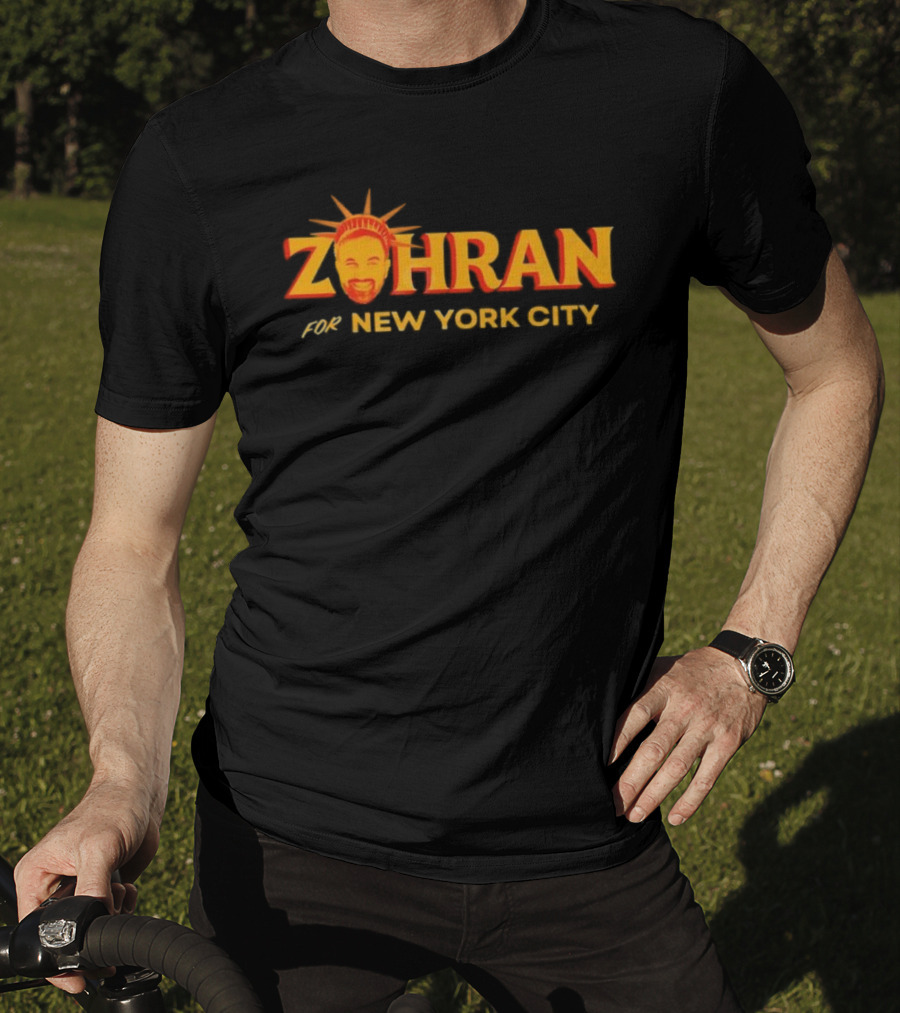Zohran For New York City Sunburst Design T-Shirt