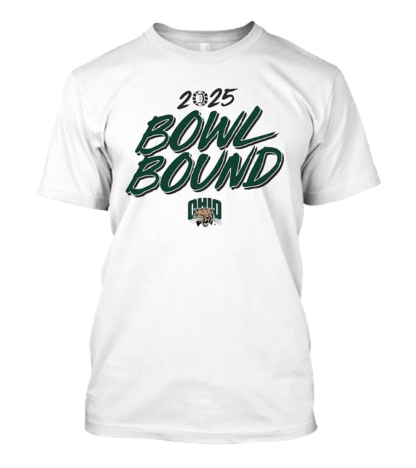 2025 Bowl Bound Ohio Bobcats Football T-Shirt