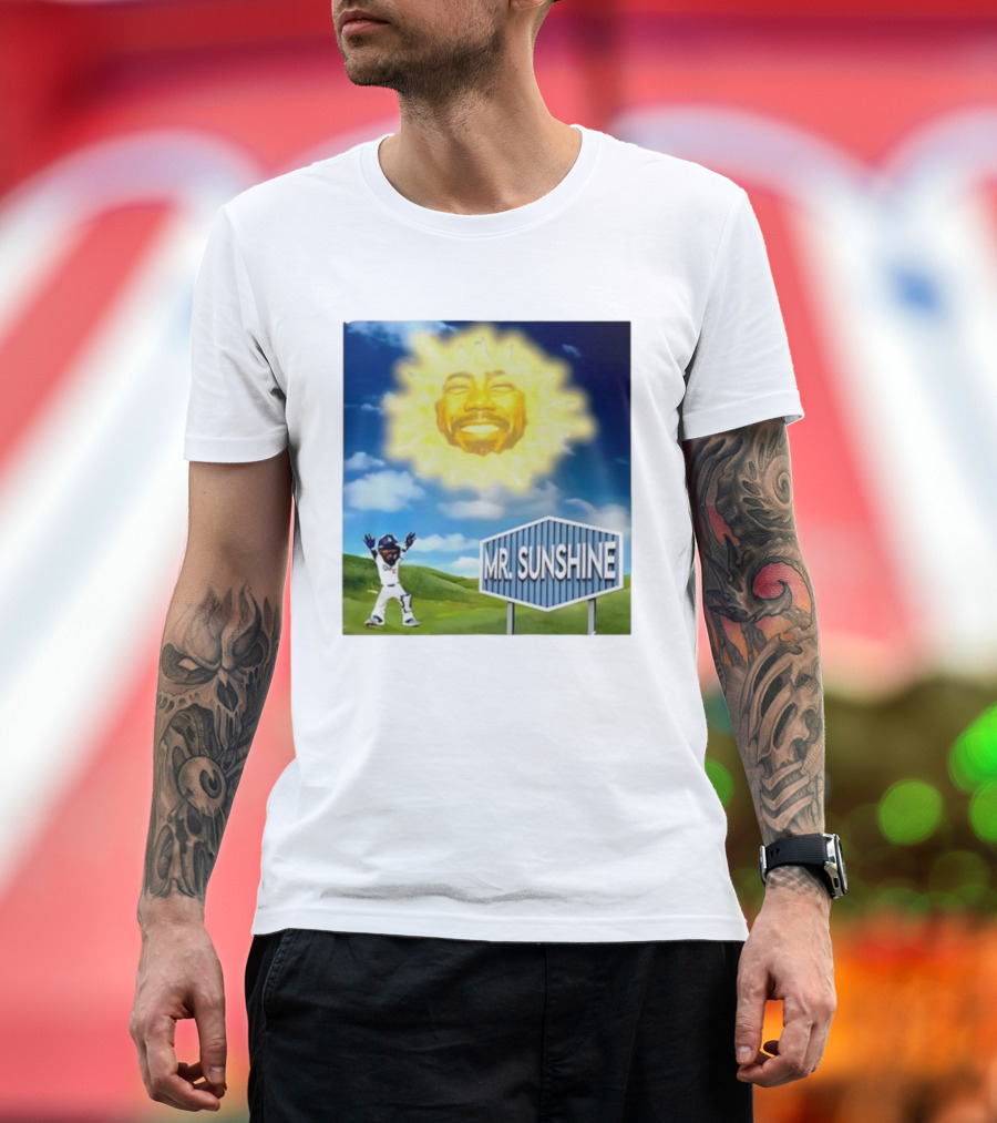 Dodgers Celebration Mini Mr. Sunshine LA Baseball Player T-Shirt
