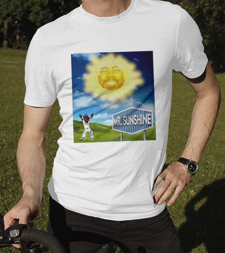 Dodgers Celebration Mini Mr. Sunshine LA Baseball Player T-Shirt