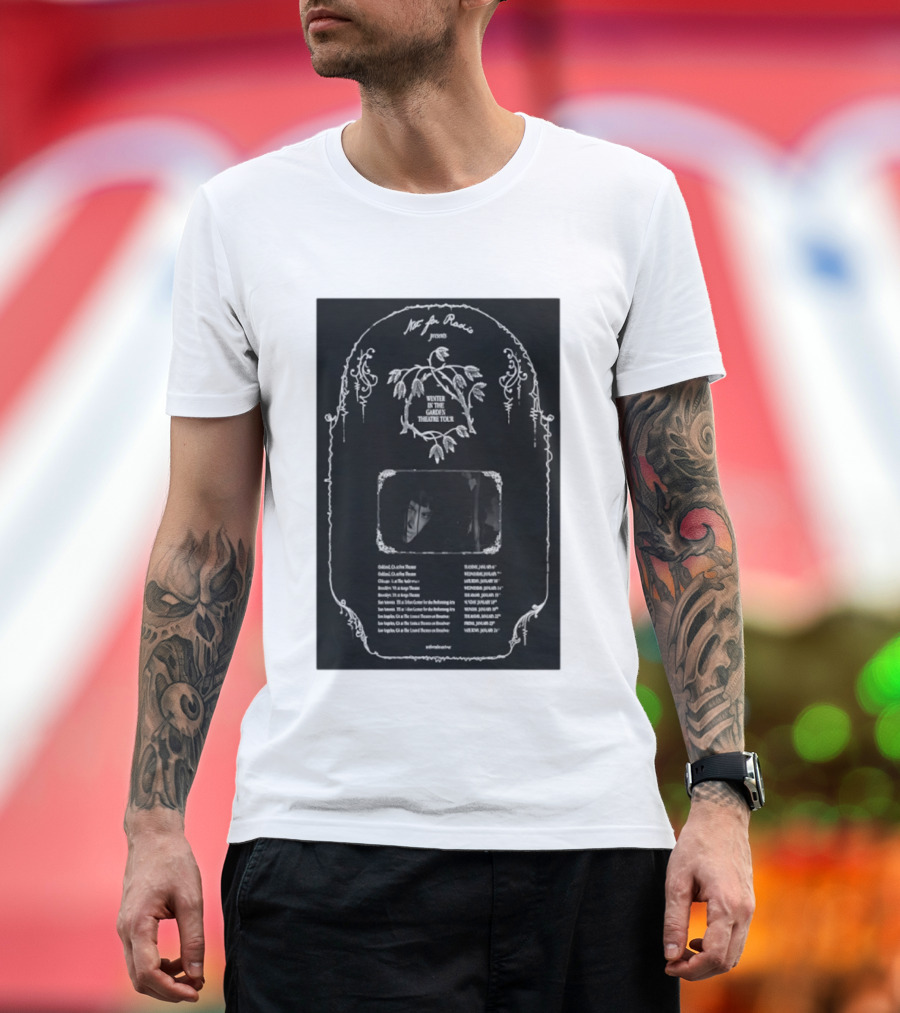 Not For Radio Presents Winter In The Garden Theatre Tour 2026 Oakland Chicago Brooklyn New York Los Angeles T-Shirt