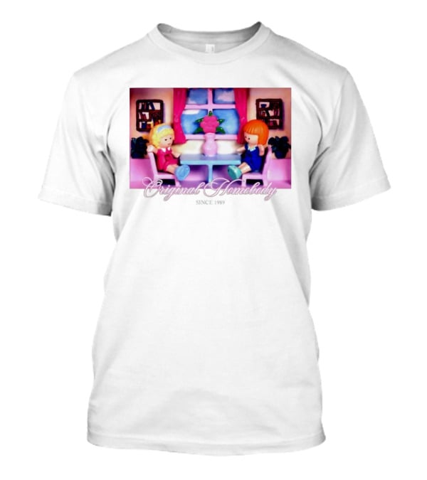 Polly Pocket Dolls Original Homebody Since 1989 Playhouse Scene T-Shirt