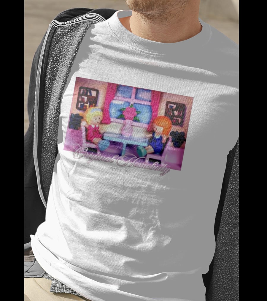 Polly Pocket Dolls Original Homebody Since 1989 Playhouse Scene T-Shirt