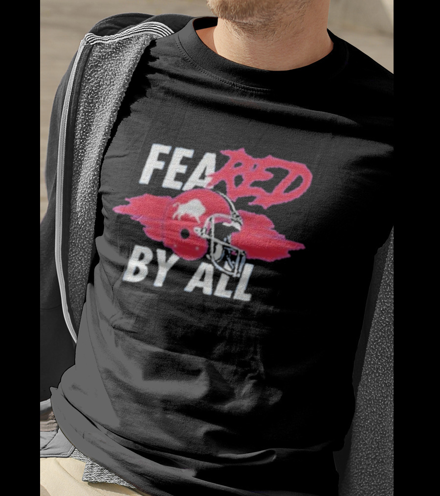 Buffalo Bills Feared By All Red Helmet T-Shirt