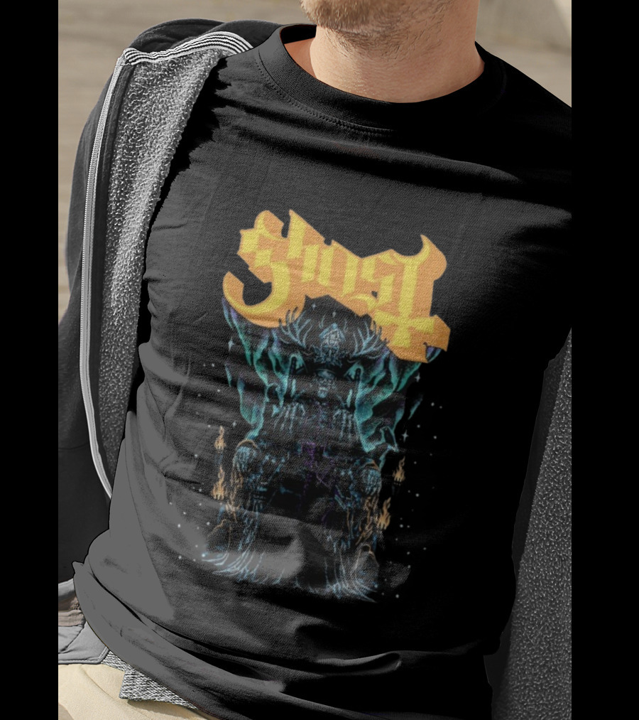 Ghost Solstace King Gothic Throne Artwork T-Shirt