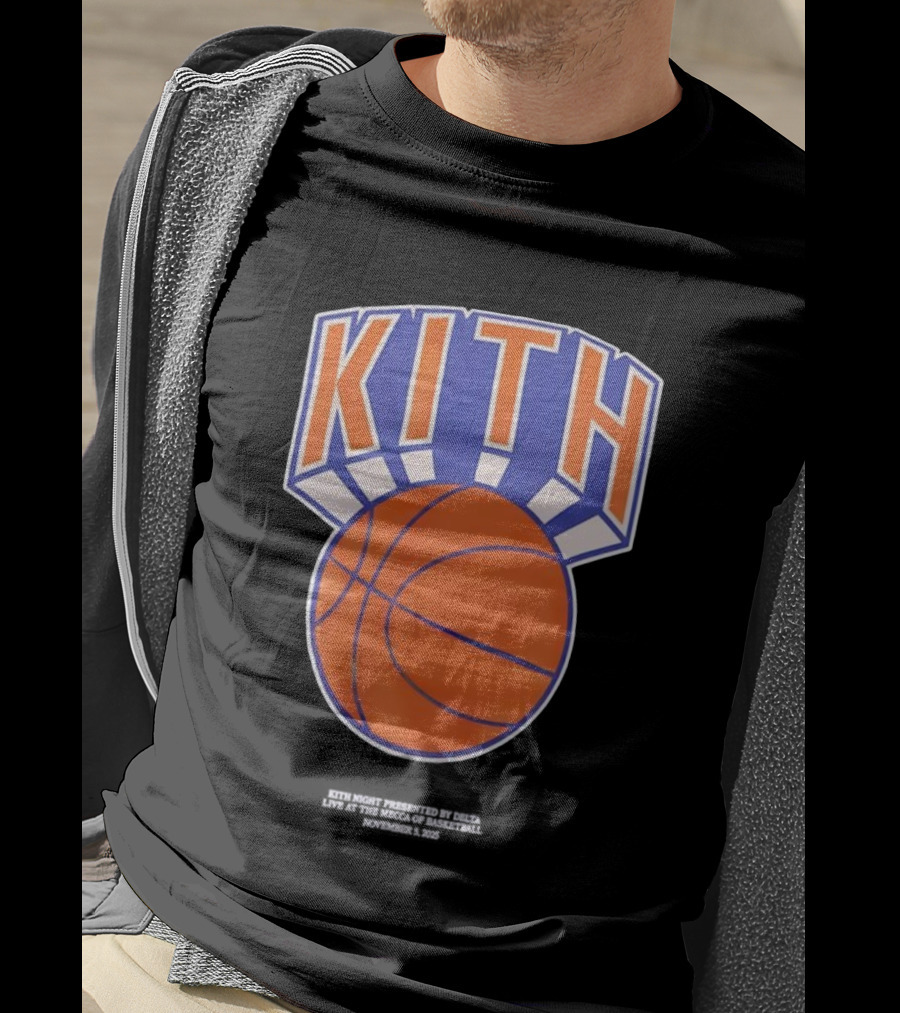 Kith New York Knicks Retro NY Nelson Basketball T-Shirt