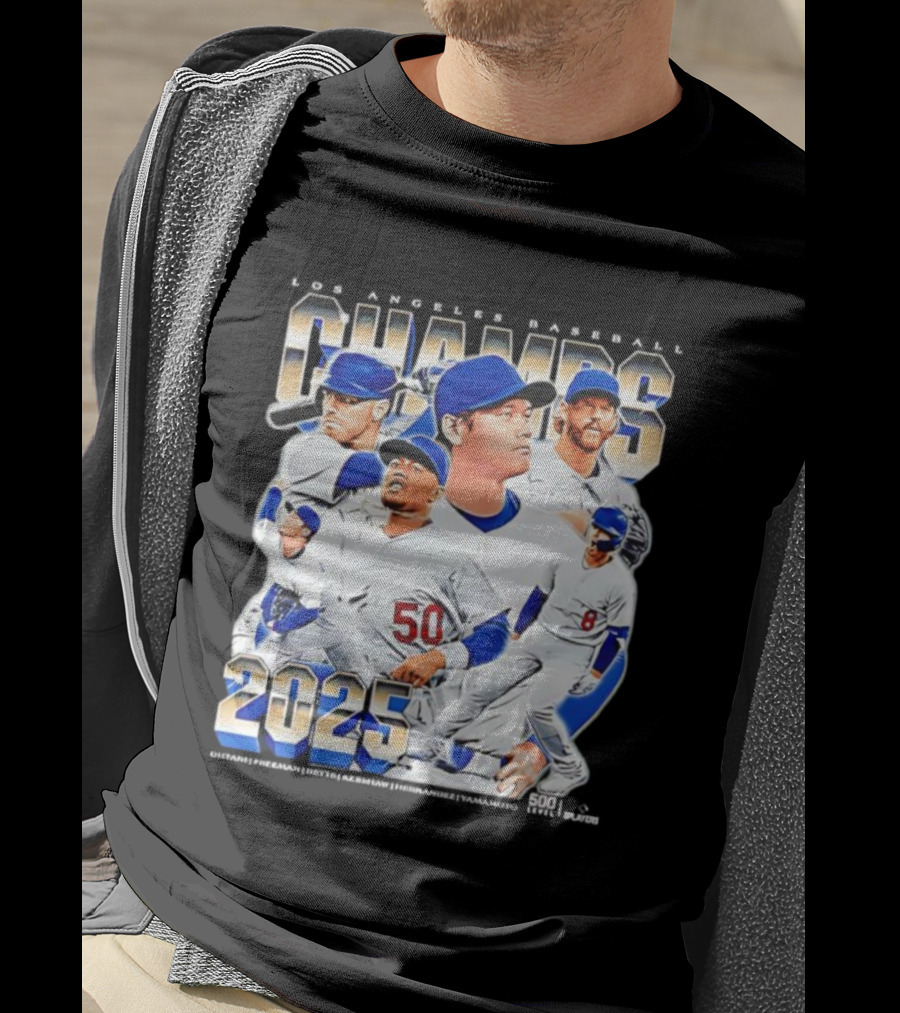 Los Angeles Baseball Champs 2025 Vintage T-Shirt