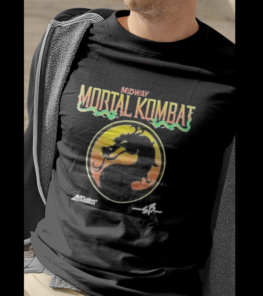 Midway Mortal Kombat Dragon Emblem T-Shirt