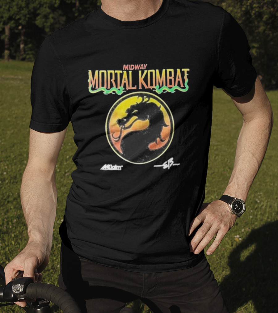 Midway Mortal Kombat Dragon Emblem T-Shirt