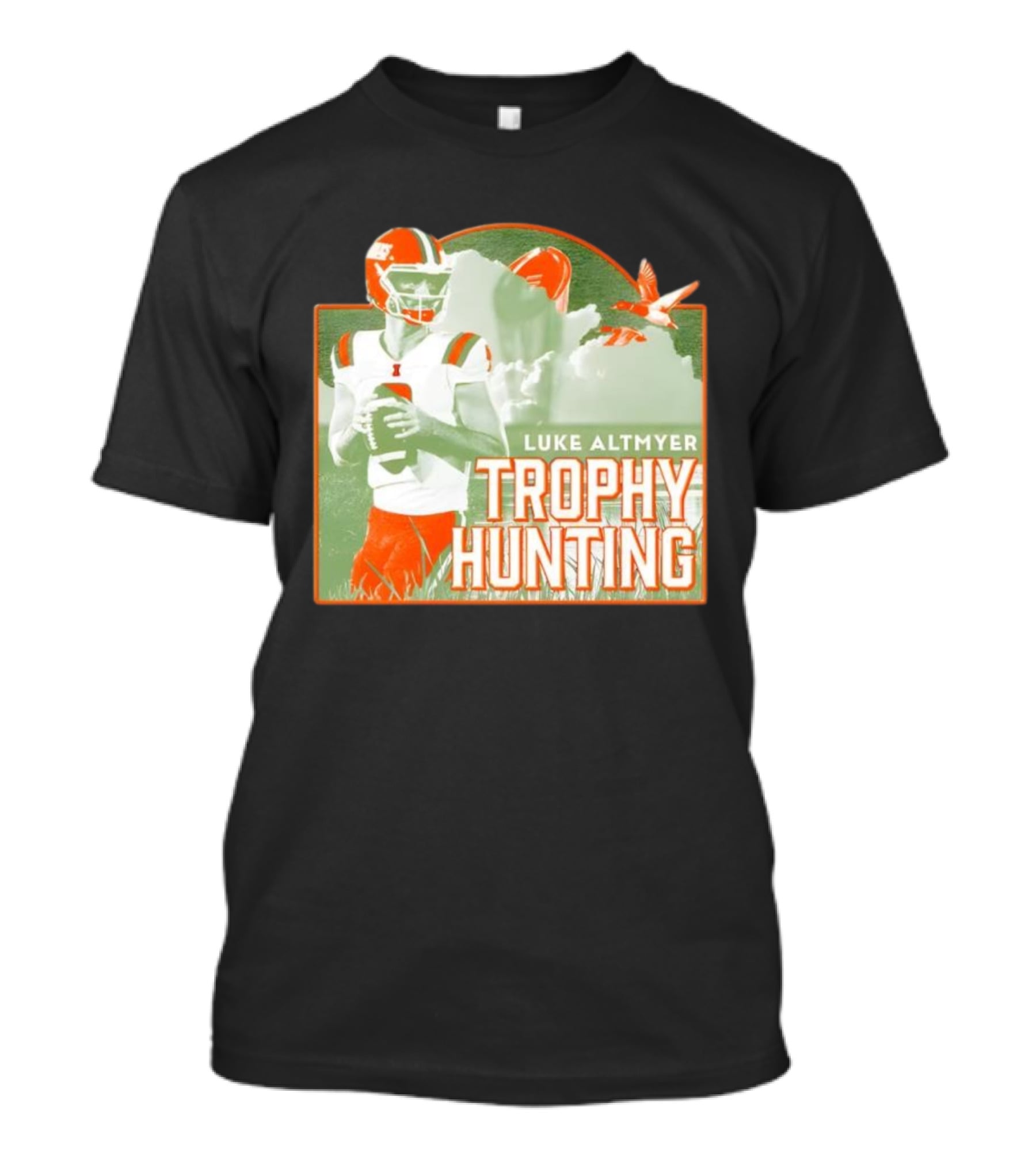 Luke Altmyer Illinois Trophy Hunting Quarterback Football T-Shirt