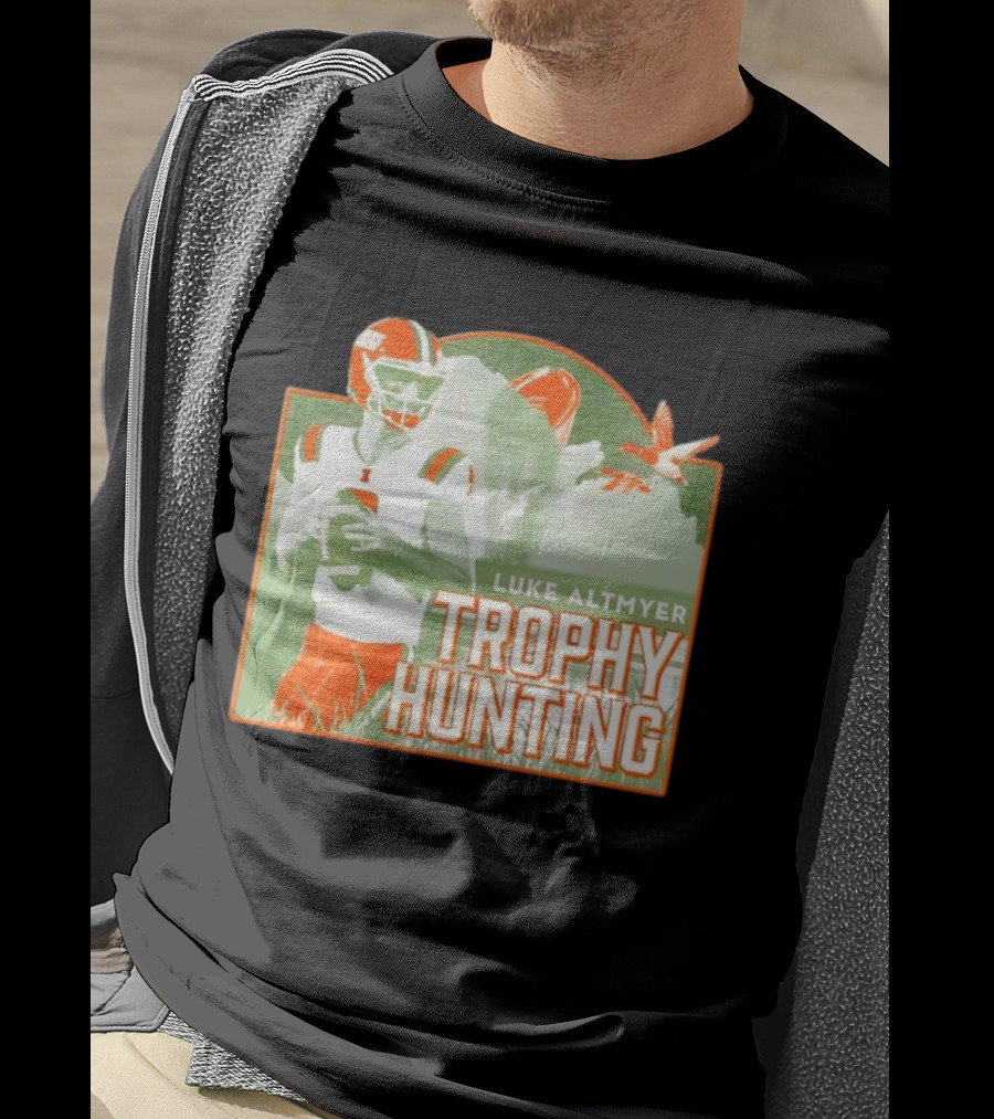 Luke Altmyer Illinois Trophy Hunting Quarterback Football T-Shirt