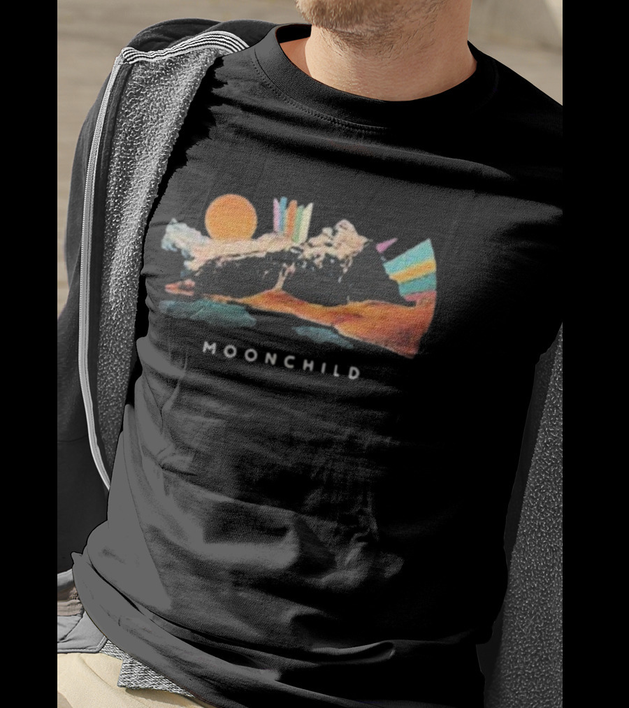 Moonchild Psychedelic Mountain Sunset T-Shirt