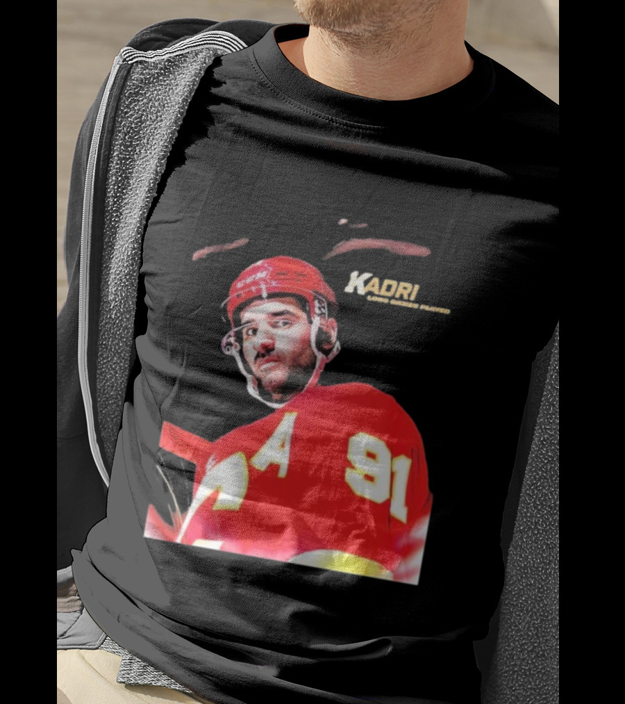 Kadri Calgary Hockey 91 Achievement Milestone T-Shirt