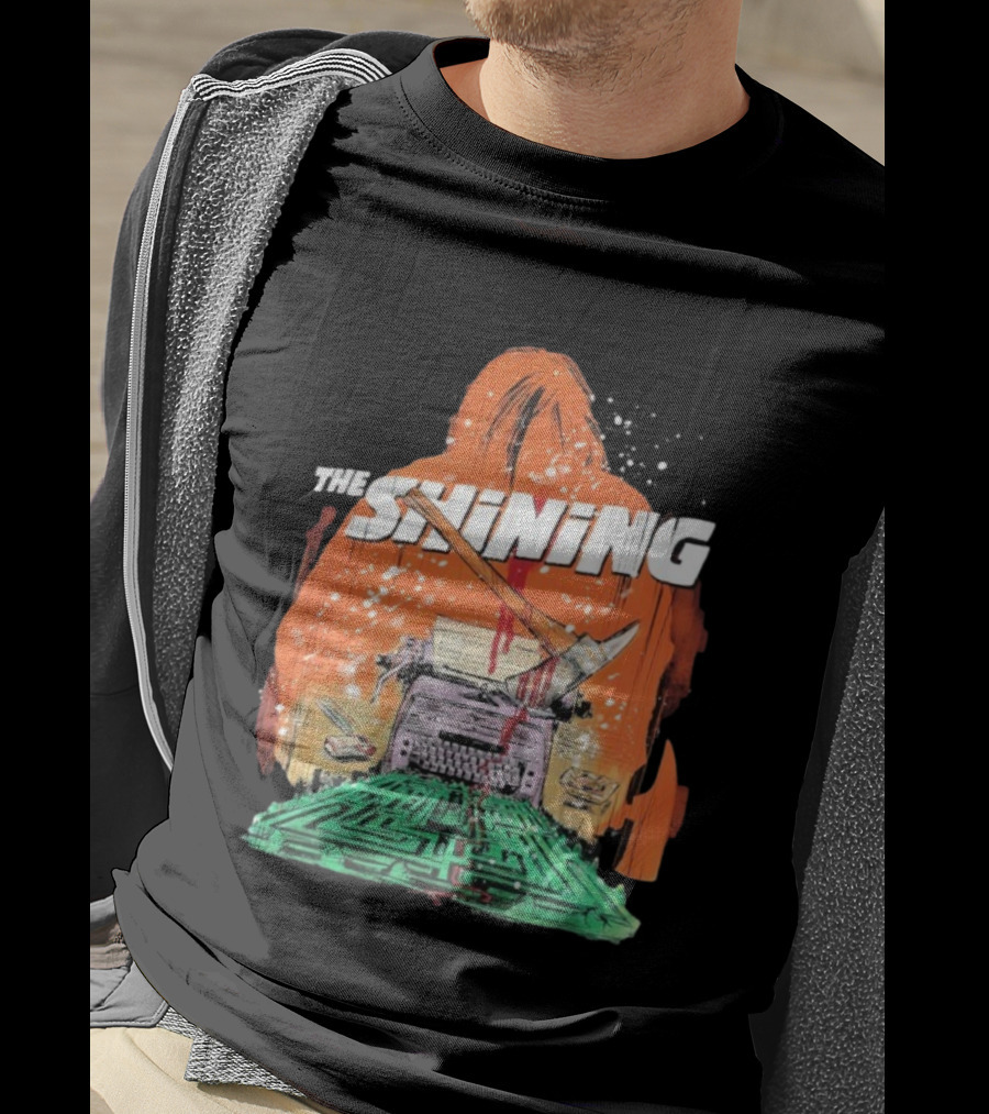 The Shining Axe Typewriter Maze Horror Icon T-Shirt