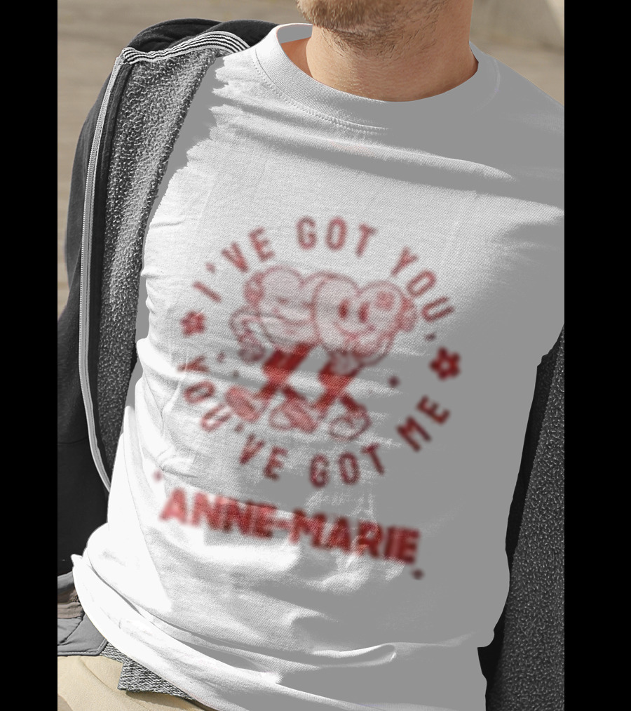 Anne Marie I've Got You You've Got Me Heart Motif T-Shirt