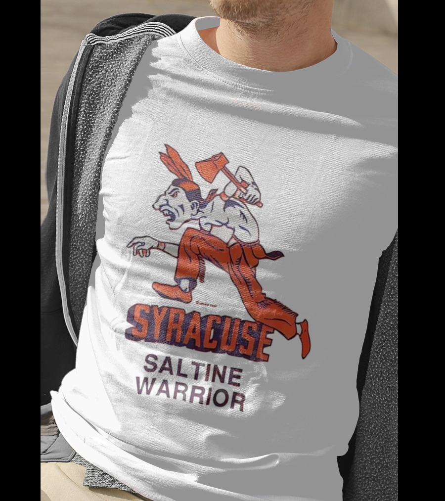 Syracuse Saltine Warrior Vintage Mascot Image T-Shirt