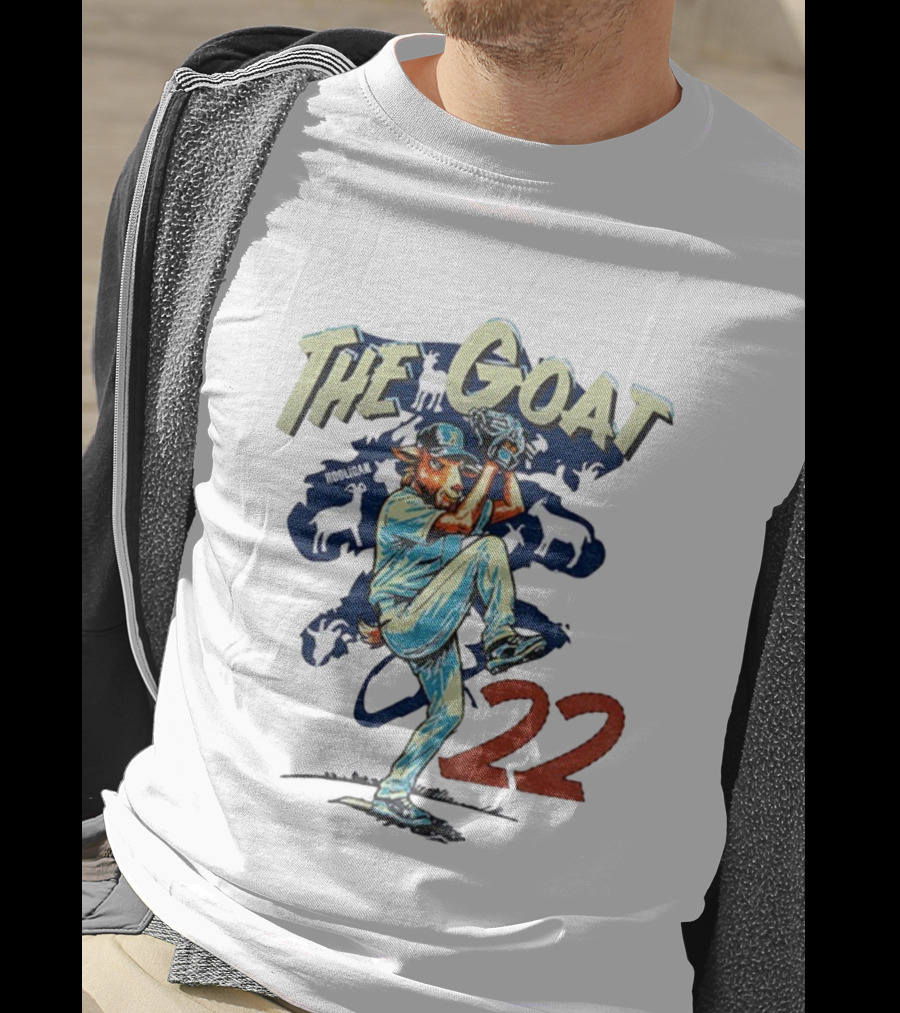 The Goat Clayton Kershaw 22 MLB Baseball 2025 T-Shirt