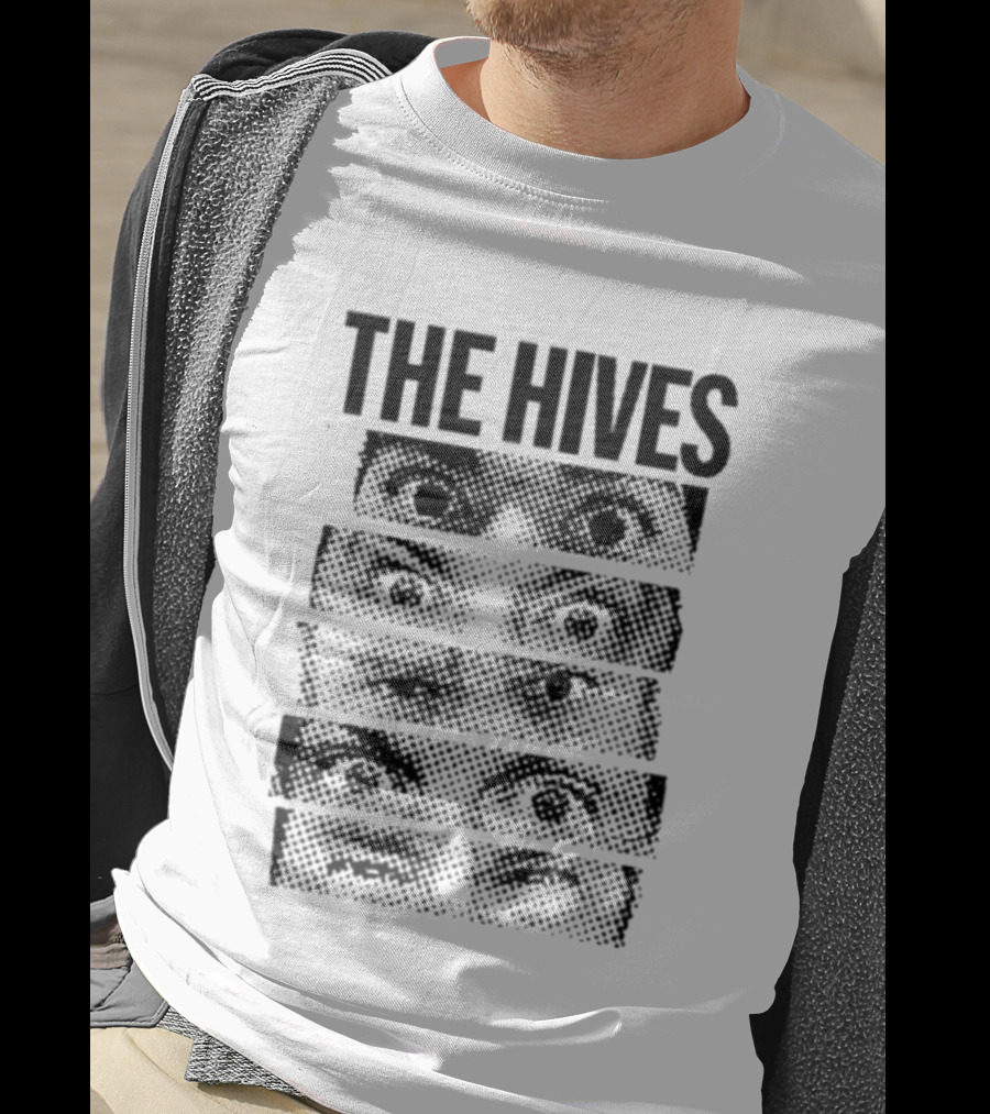 The Hives Band Multiple Eyes Design T-Shirt