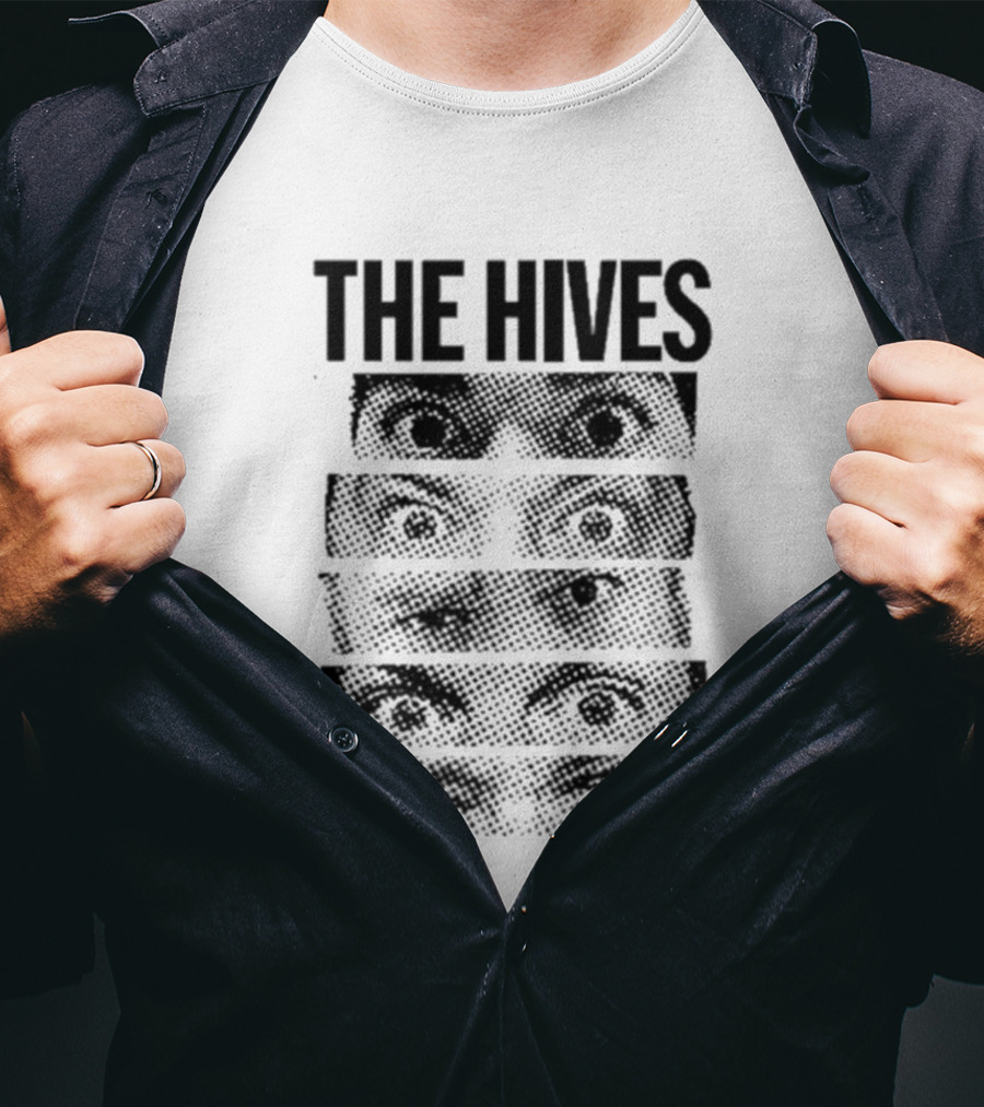 The Hives Band Multiple Eyes Design T-Shirt