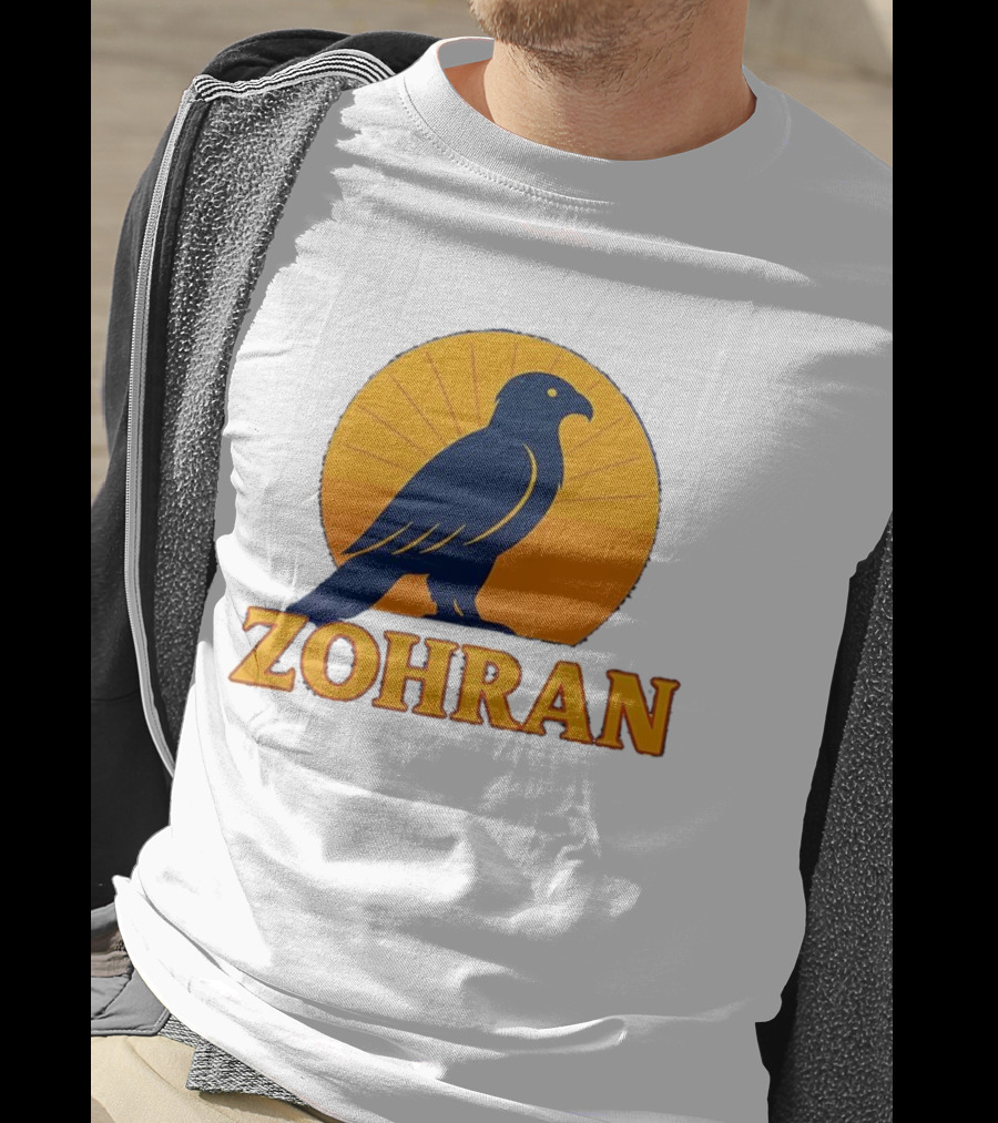 Zohran Eagle Sunrise Silhouette T-Shirt