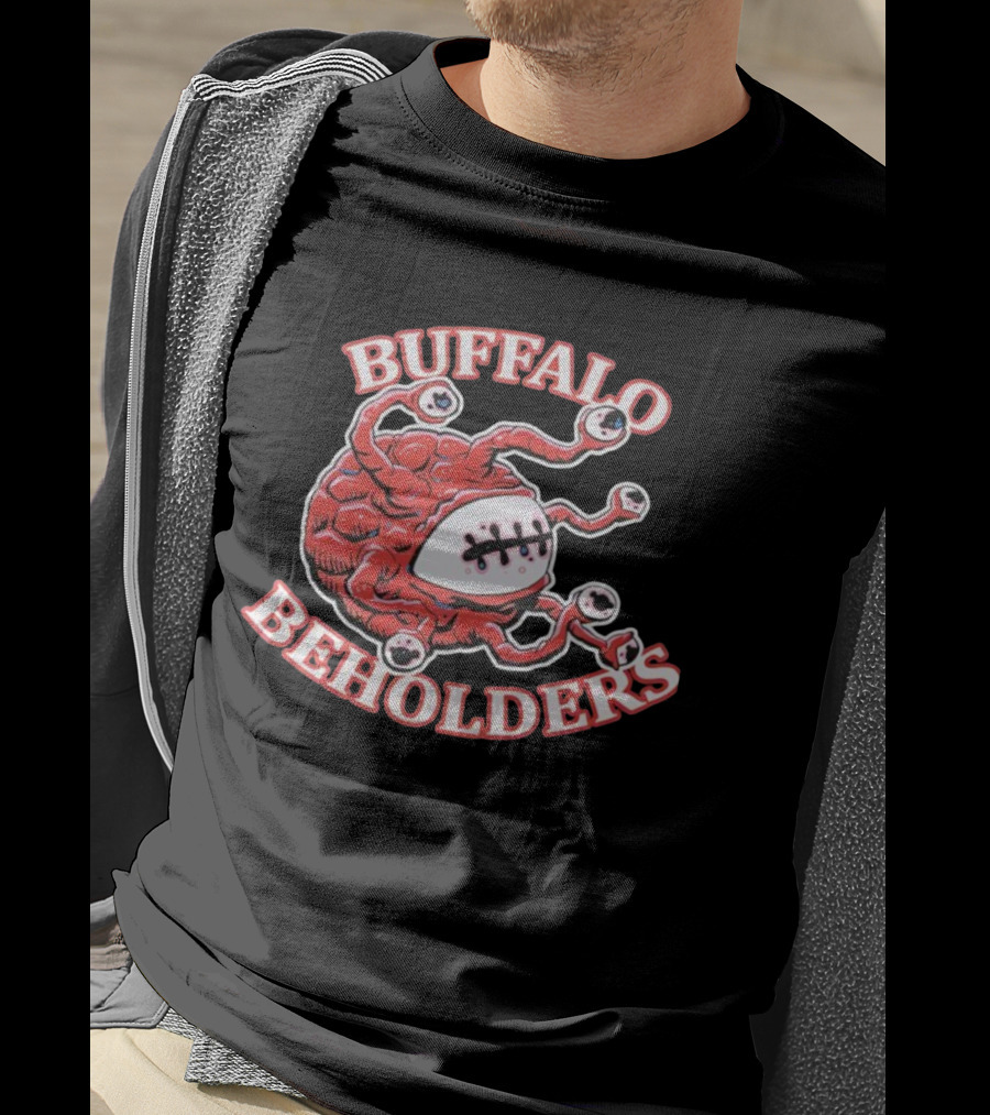 Buffalo Beholders Fantasy Team Eyeball Monster Graphic T-Shirt