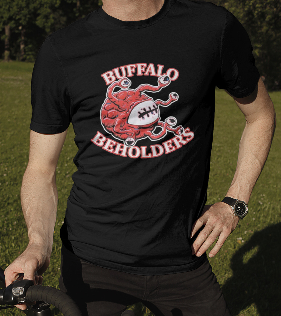 Buffalo Beholders Fantasy Team Eyeball Monster Graphic T-Shirt