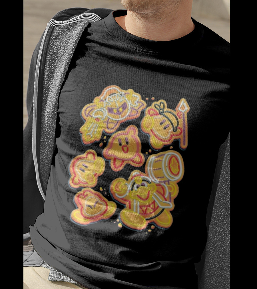 Dreamland Sweets Kirby Character Cookies T-Shirt
